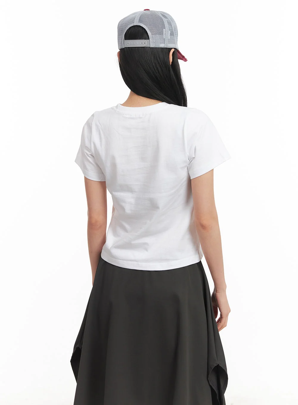 Heart Graphic Cropped T-Shirt CM504 - Image 7