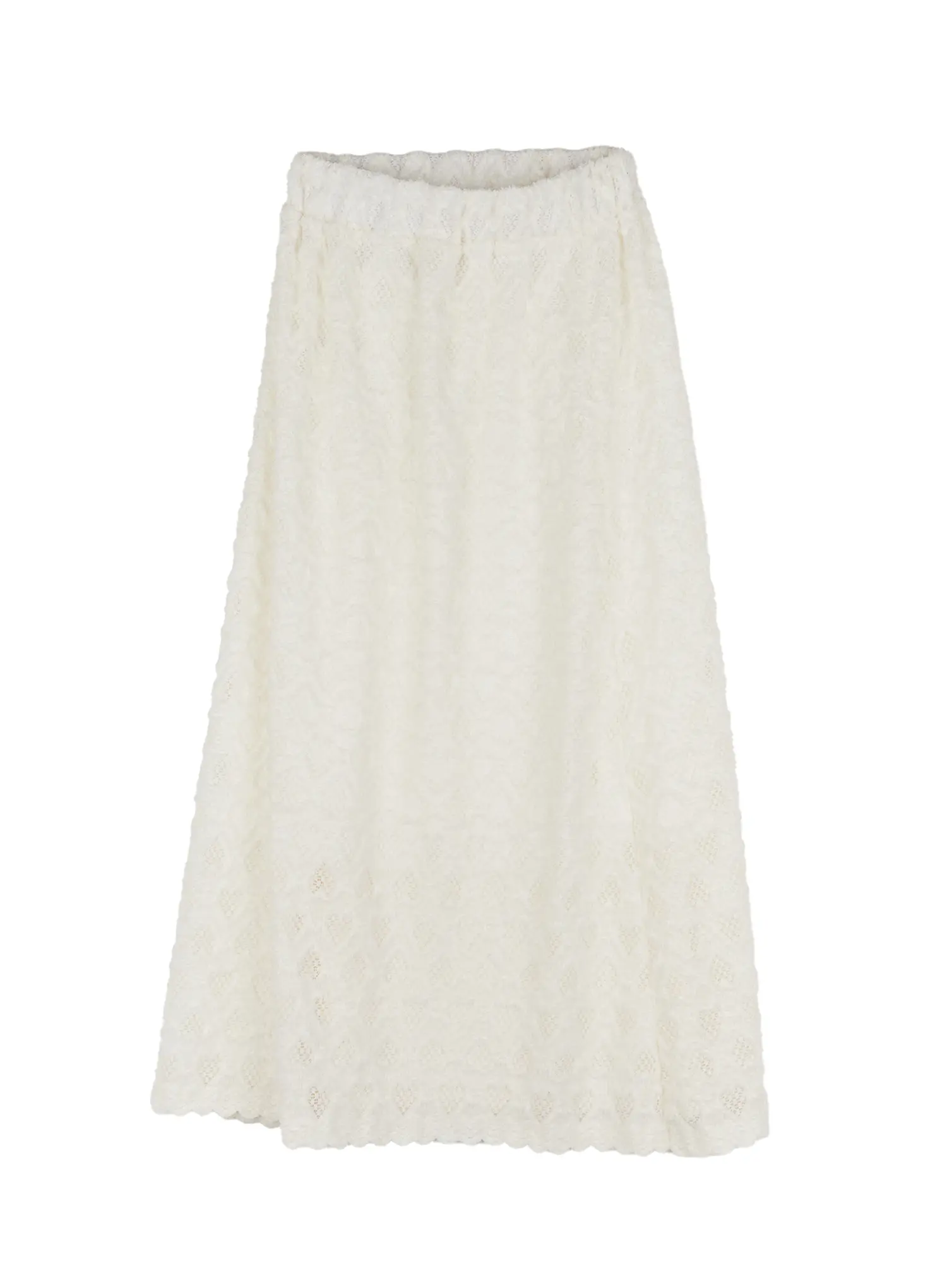 Heart Pattern Sheer Maxi Skirt CJ507 - Image 10