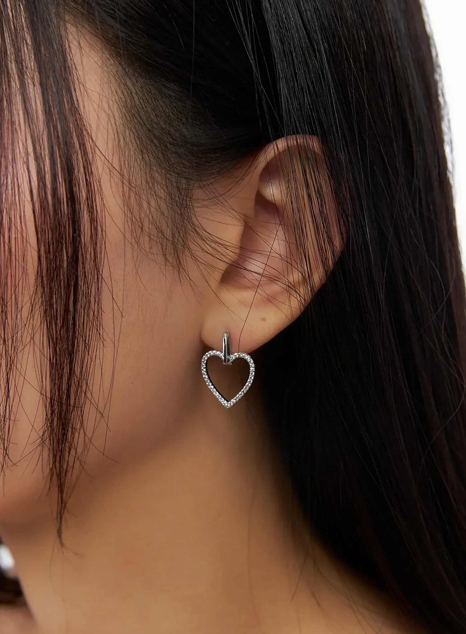 Heart Pendant Earrings IM531