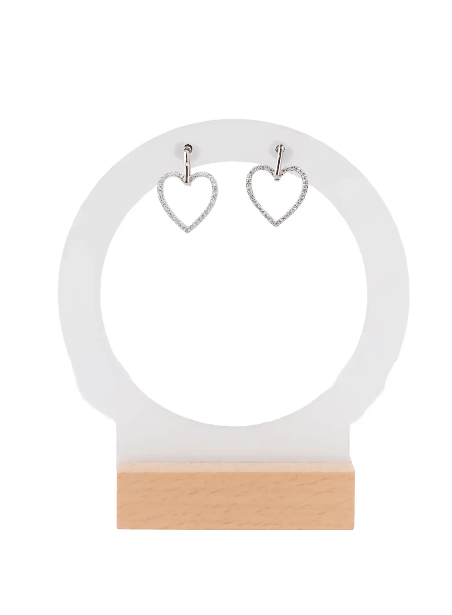 Heart Pendant Earrings IM531 - Image 4