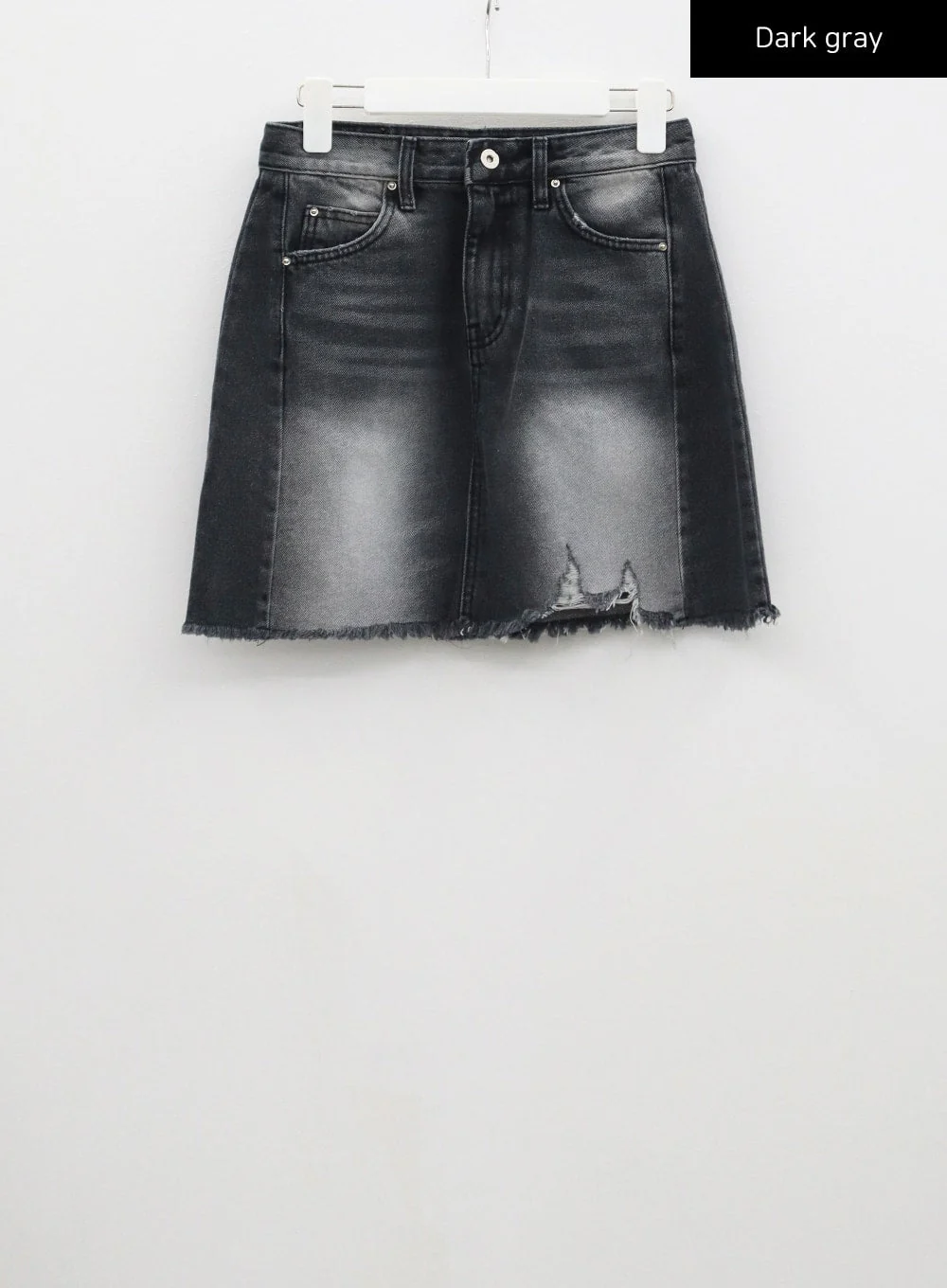 High Waist Denim Mini Skirt CF315 - Image 17