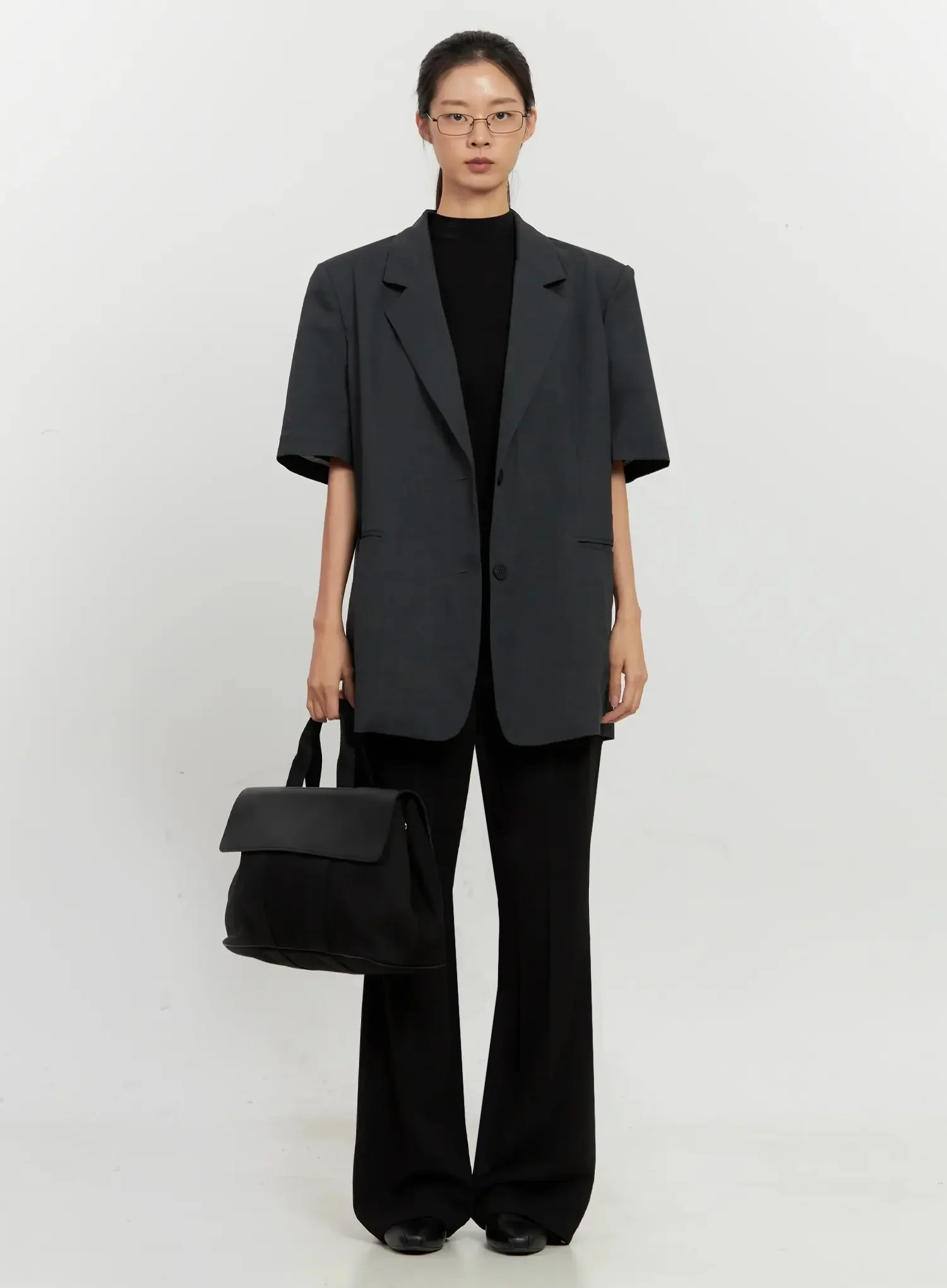 High-Waist Flare Trousers IL528 - Image 21