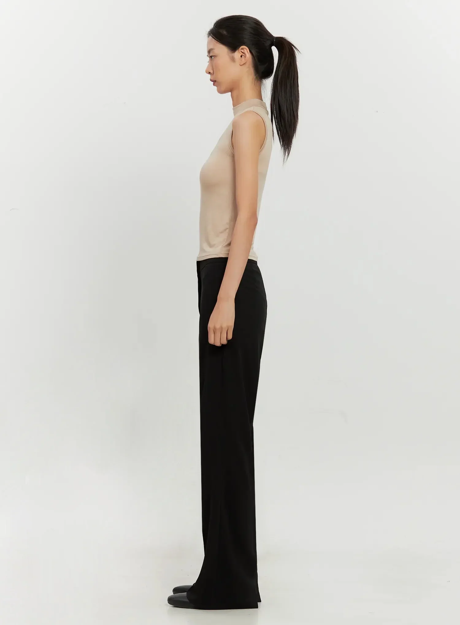 High-Waist Flare Trousers IL528 - Image 6