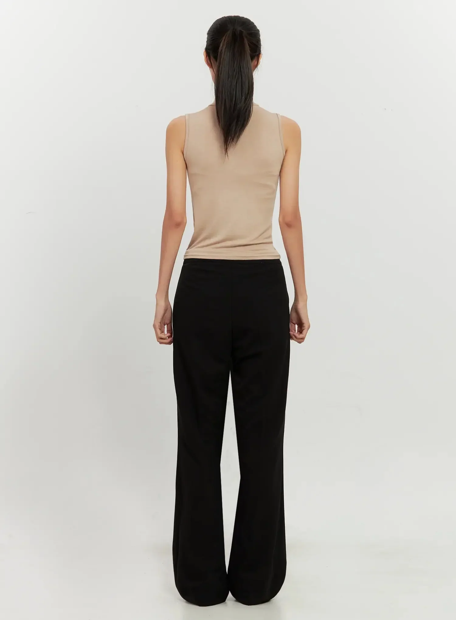 High-Waist Flare Trousers IL528 - Image 7