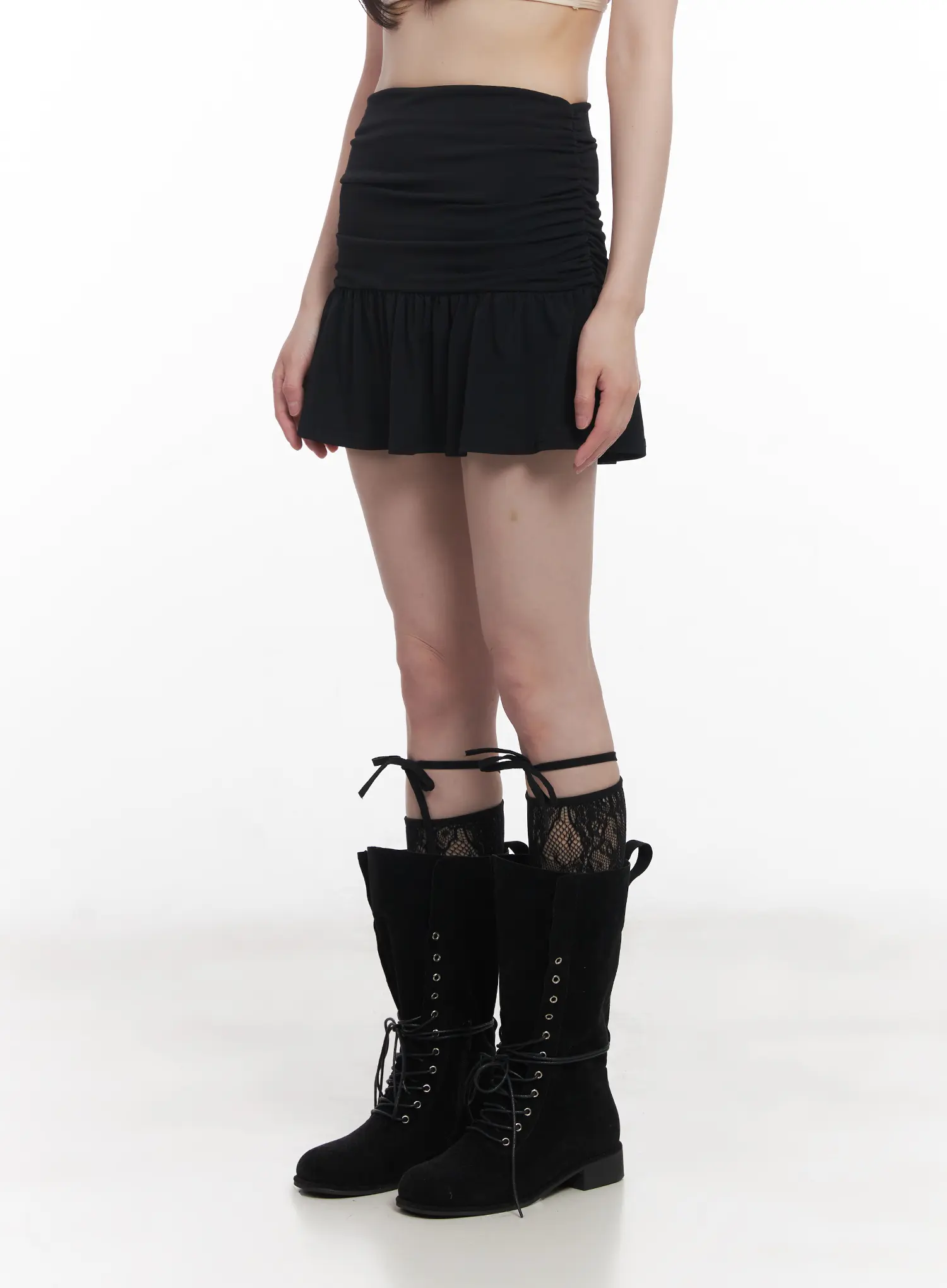 High-Waist Flared Mini Skirt CU519 - Image 8