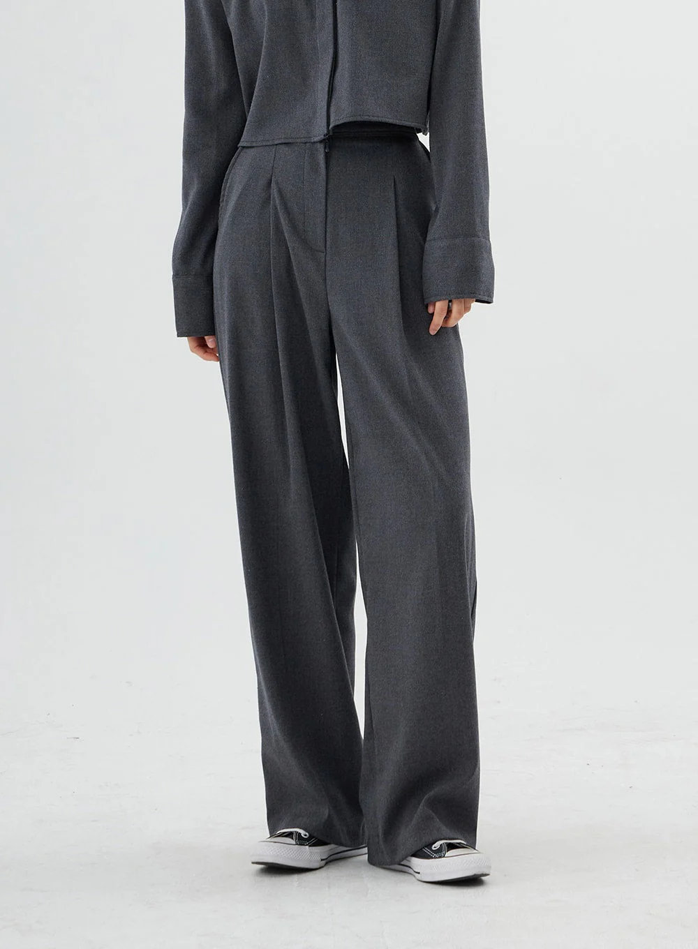High Waist Maxi Tailored Pants ON11 - Image 4