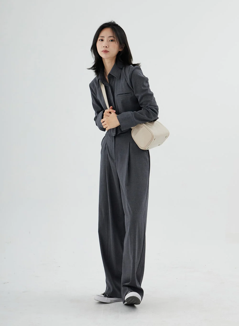 High Waist Maxi Tailored Pants ON11 - Image 5