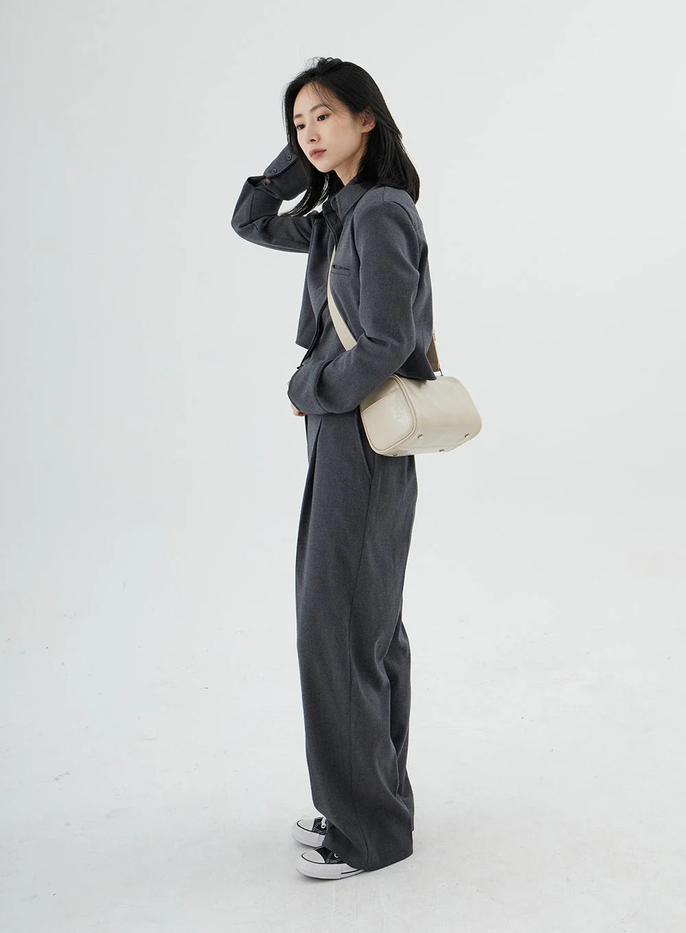 High Waist Maxi Tailored Pants ON11 - Image 6