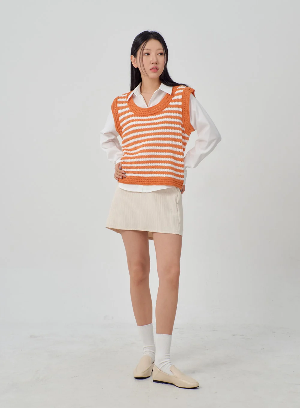 High Waist Mini Skirt IM315 - Image 3