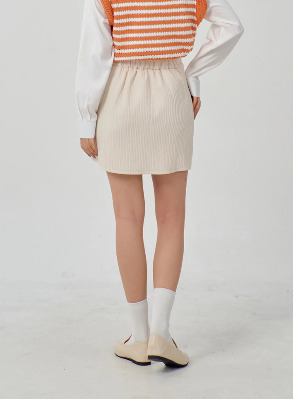 High Waist Mini Skirt IM315 - Image 5