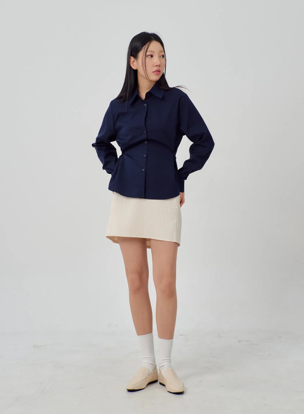 High Waist Mini Skirt IM315 - Image 9