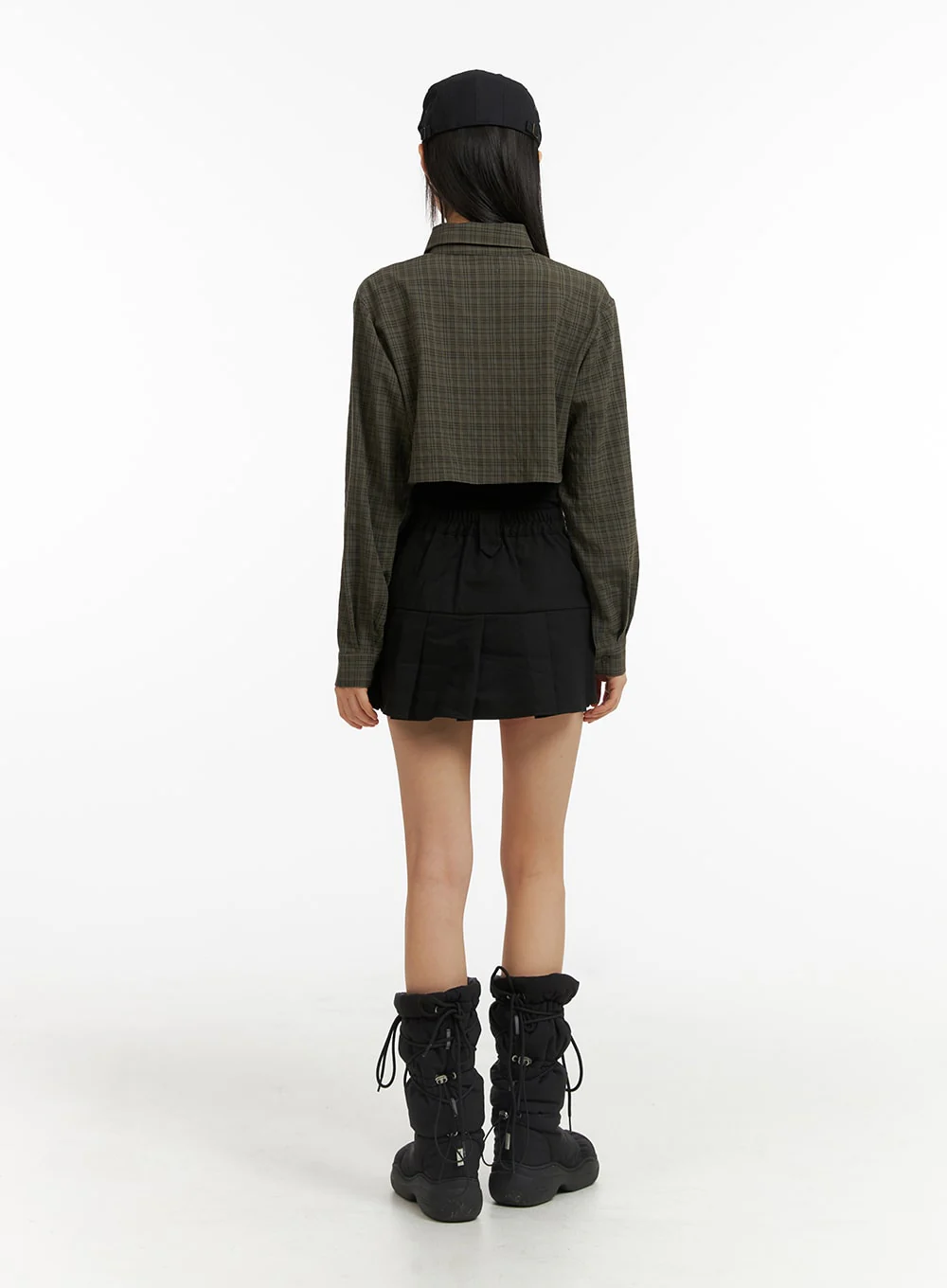 High Waist Pleated Mini Skirt CJ317 - Image 5
