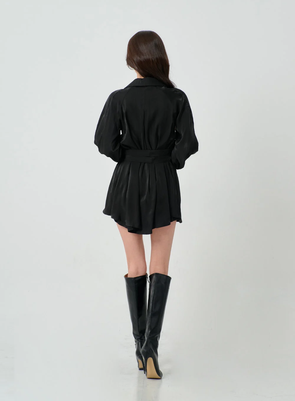 High Waist Ribbon Shirt And Pants Set IN08 - Image 18