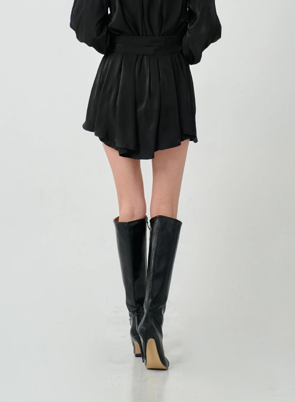 High Waist Ribbon Shirt And Pants Set IN08 - Image 21