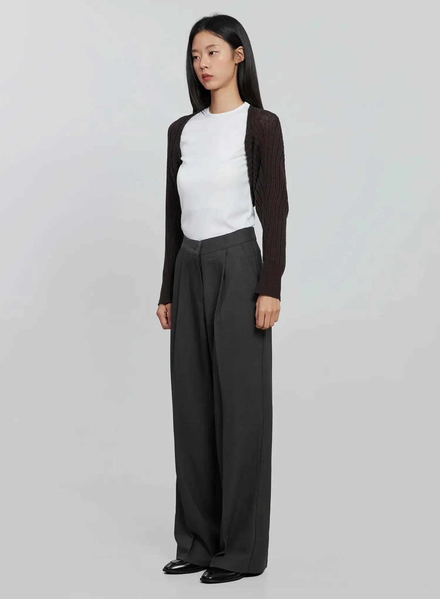 High Waist Tailored Pants IN507 - Image 7