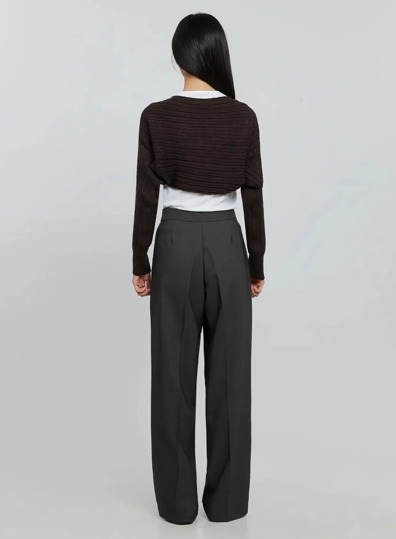 High Waist Tailored Pants IN507 - Image 9