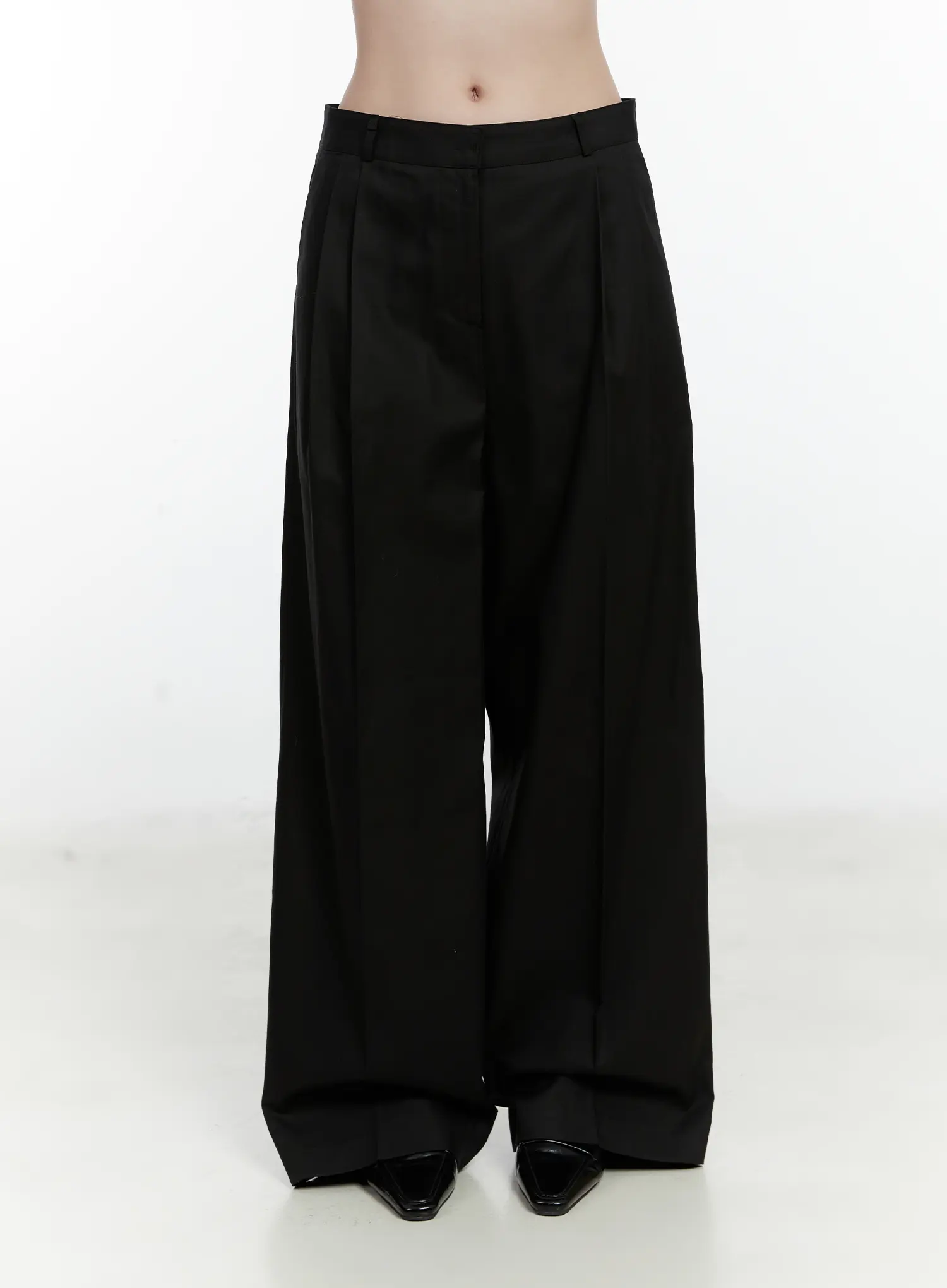 High-Waist Wide Leg Trousers F502 - Image 8