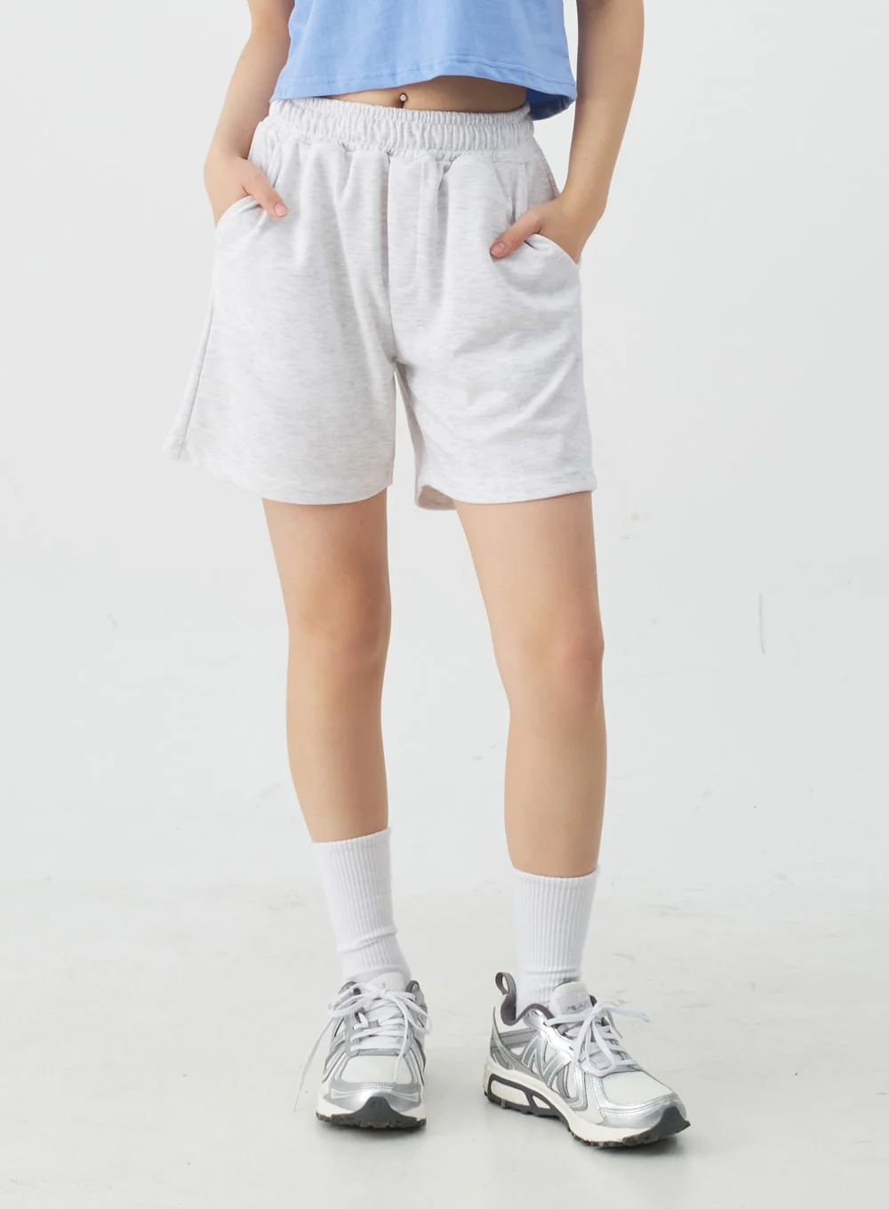 High-Waisted Sweat Shorts CJ13 - Image 2