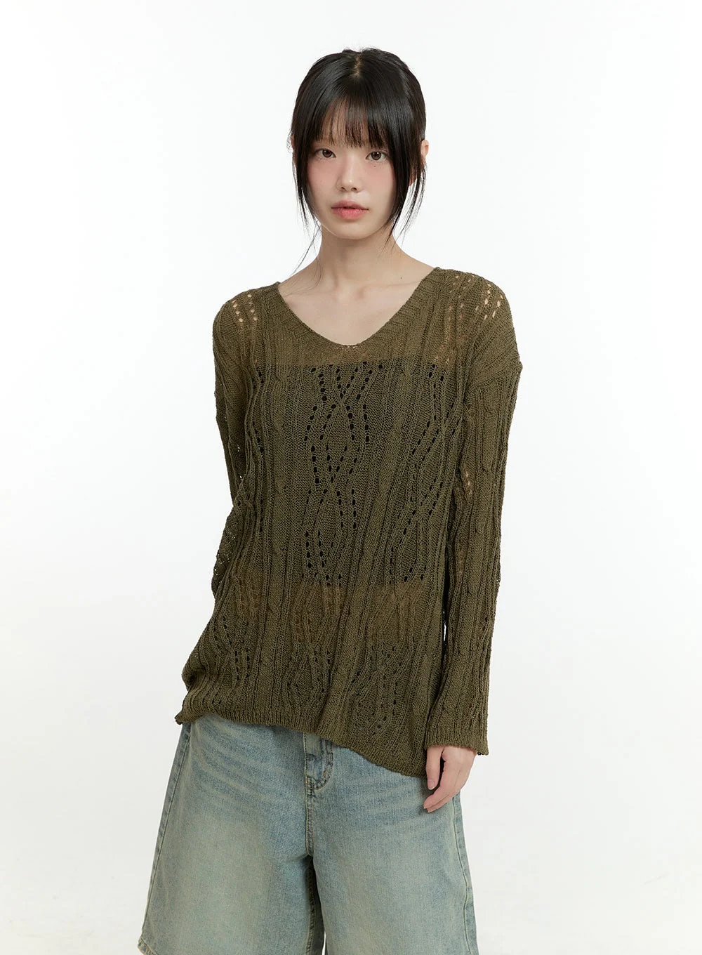 Hollow Out Knit Sweater CG401 - Image 16