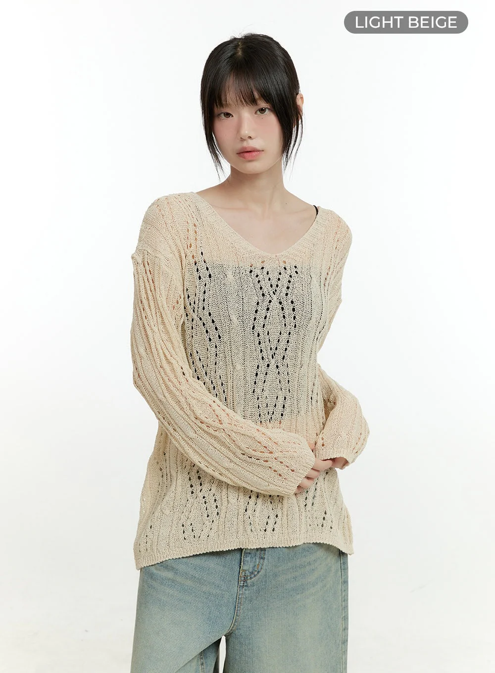 Hollow Out Knit Sweater CG401 - Image 22