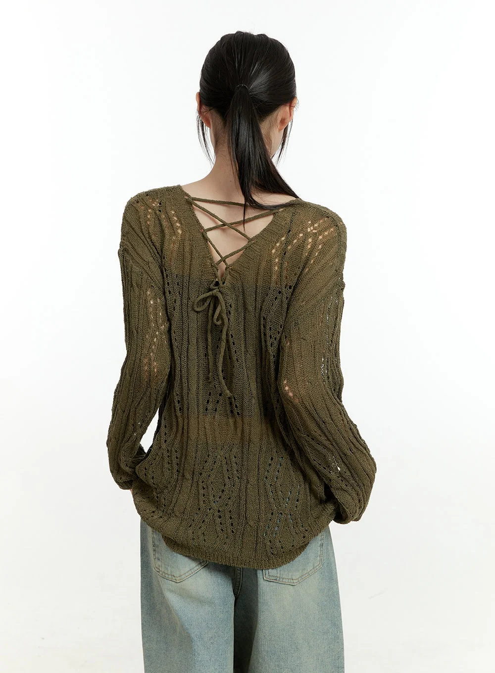 Hollow Out Knit Sweater CG401 - Image 7