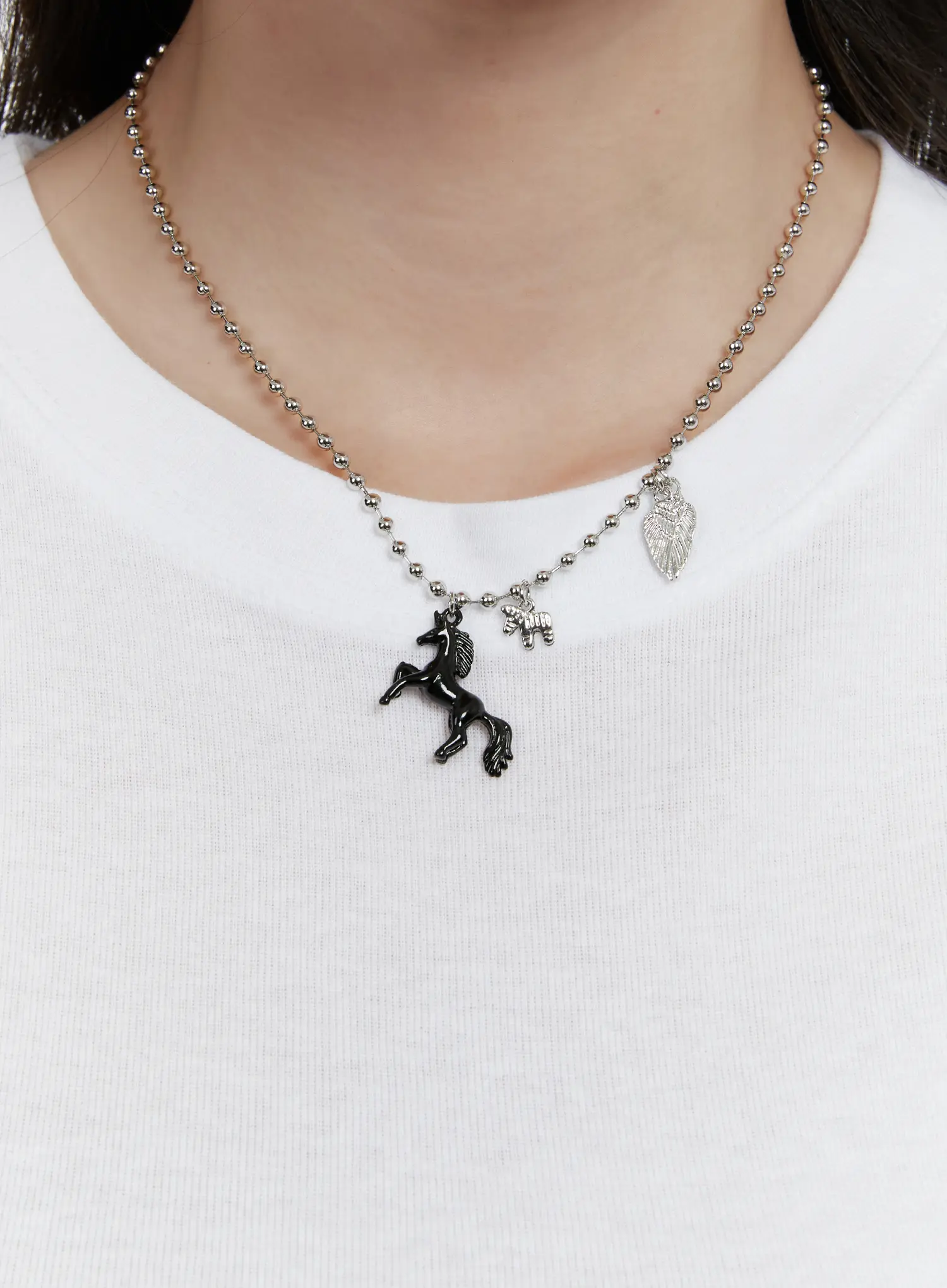 Horse Charm Necklace F502