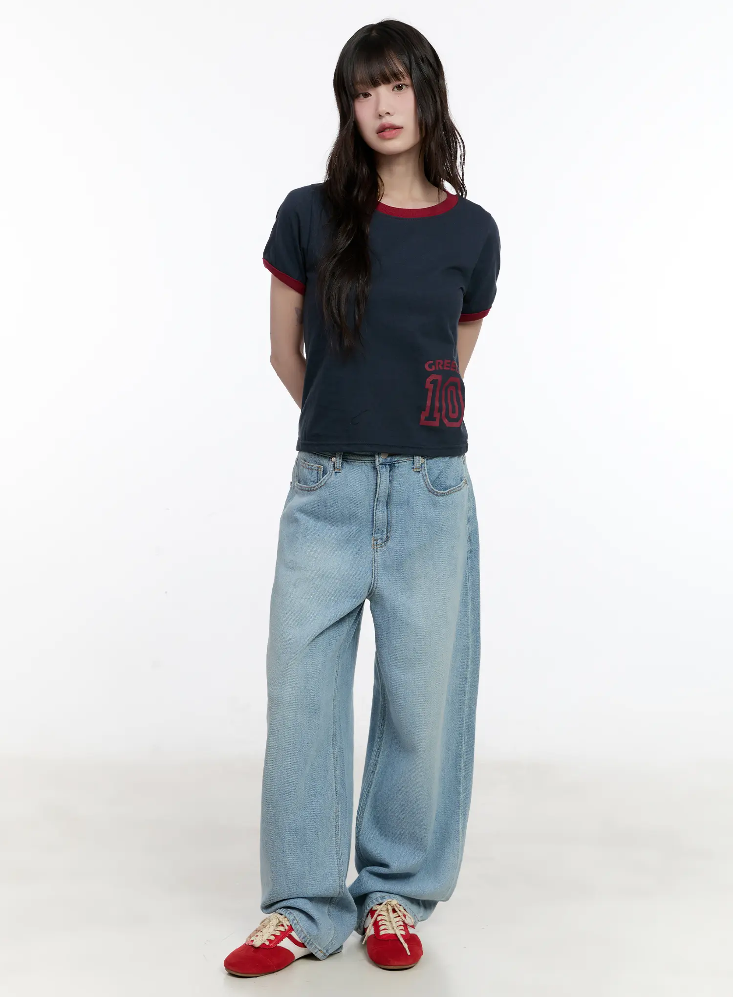 Iroha Lightweight Relaxed Jeans CL507 - Image 3