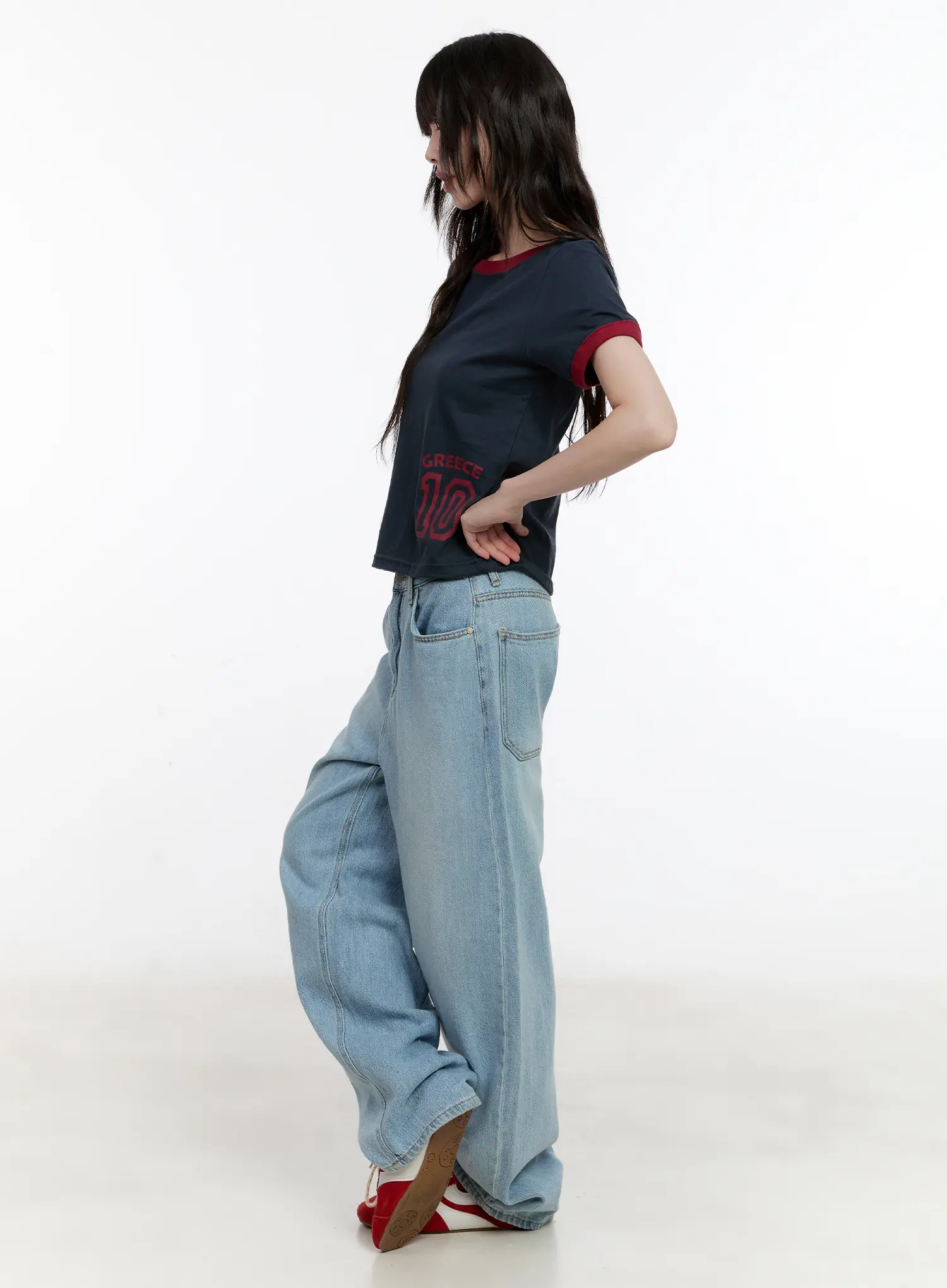 Iroha Lightweight Relaxed Jeans CL507 - Image 5