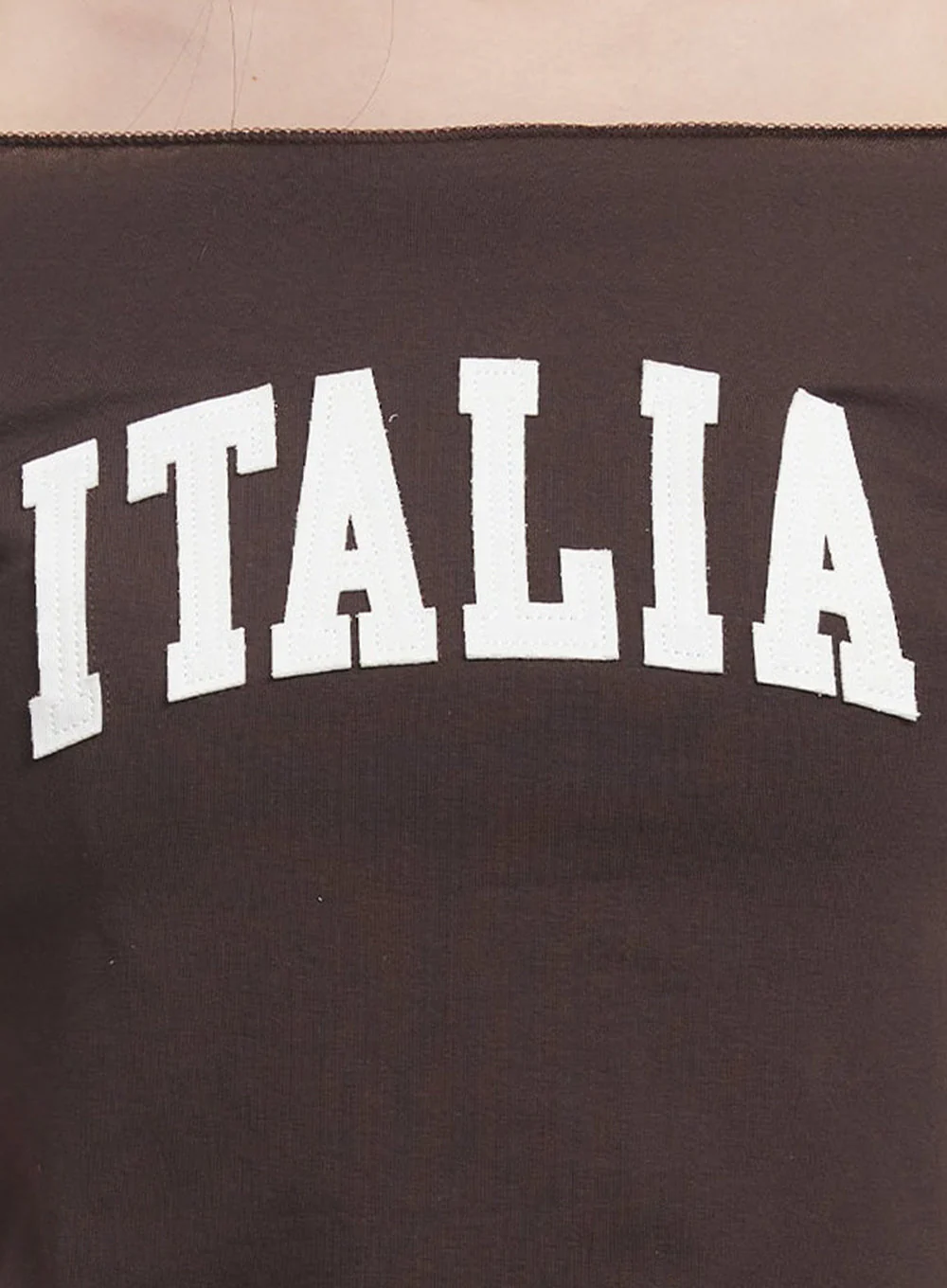 Italia Graphic Off-Shoulder Top IM528 - Image 4