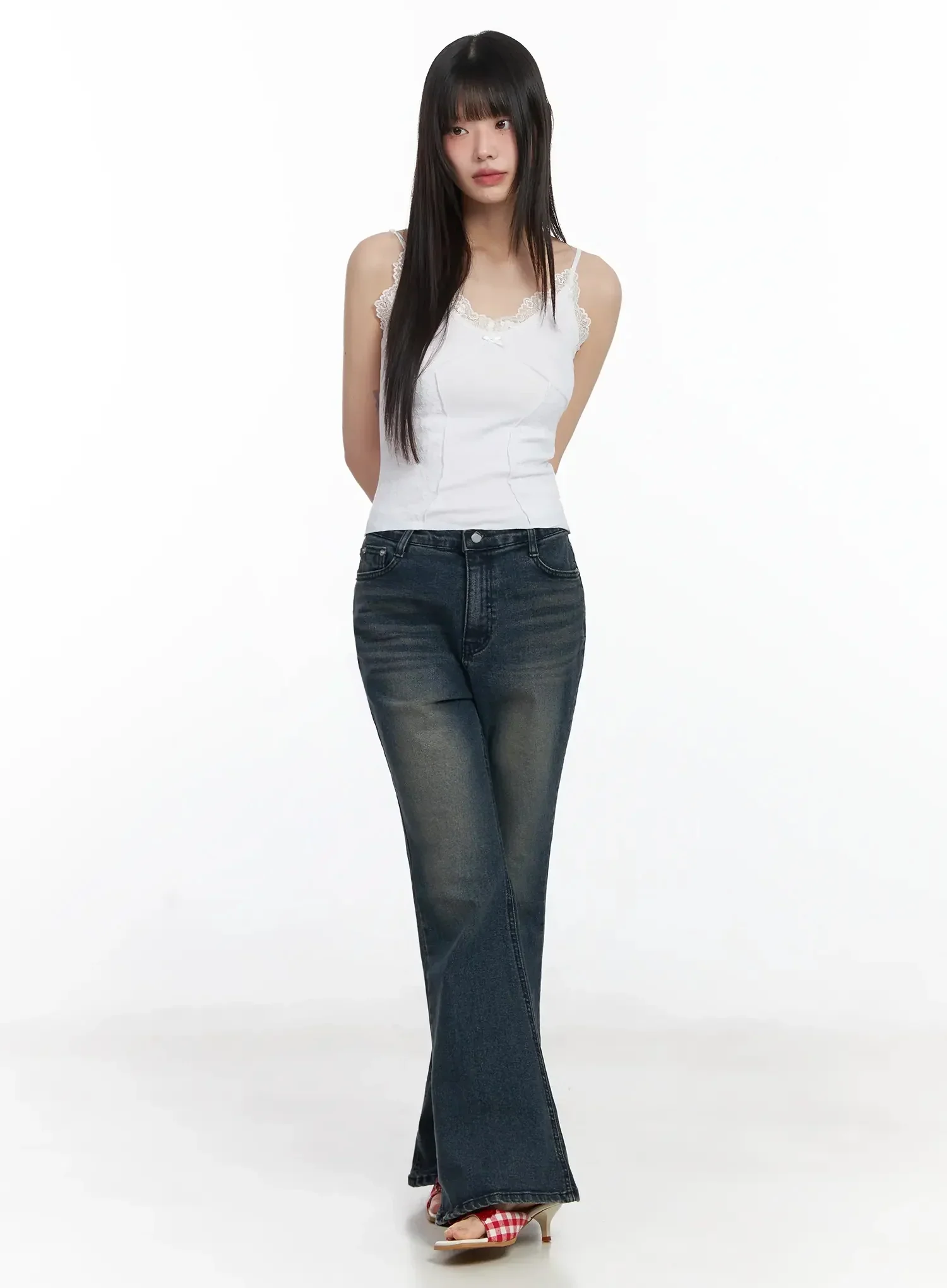 Jimena Vintage Bootcut Flared Jeans F517 - Image 3
