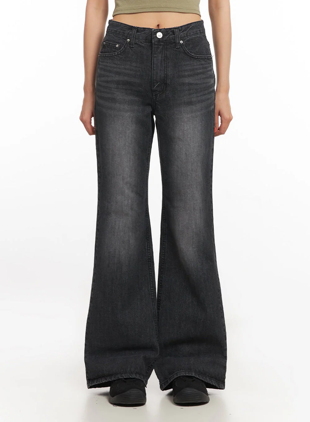 Joanna Washed Flared Jeans IA504 - Image 5