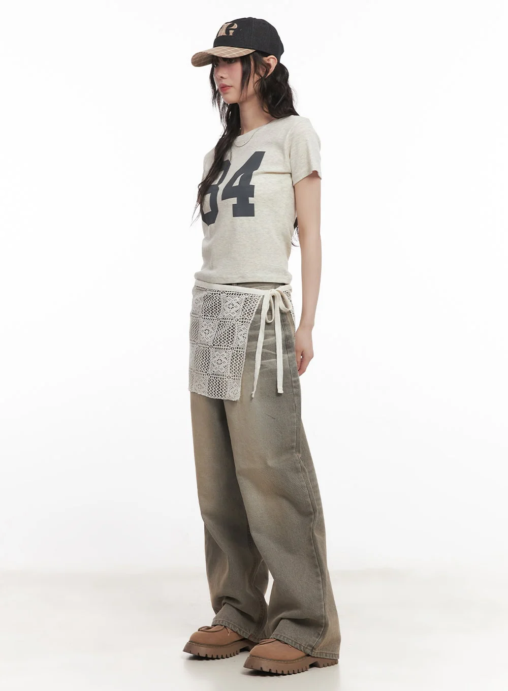 Joey Washed Wide-Leg Jeans CM528 - Image 8