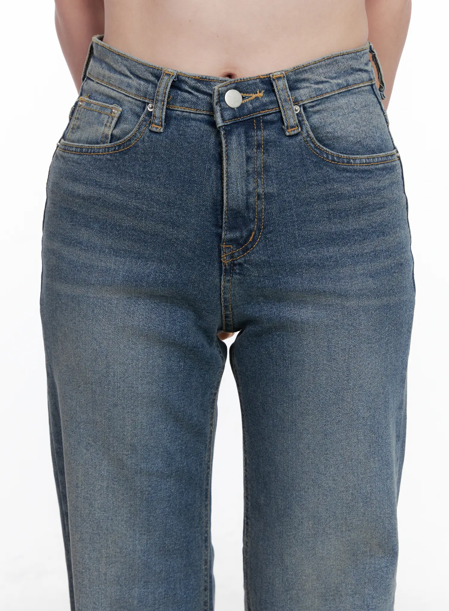 Juae High Waist Flare Jeans CG520 - Image 3