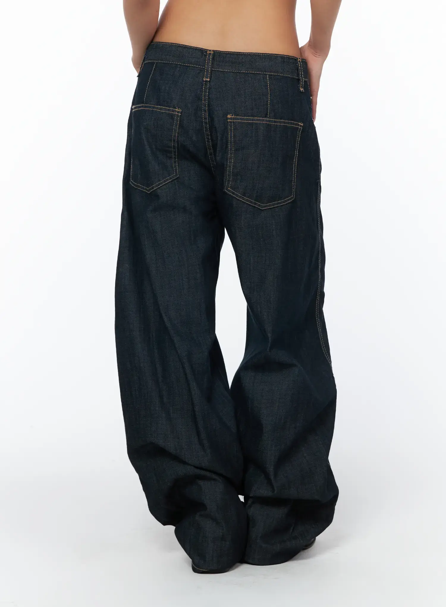 Juju Vintage Style Baggy Jeans CA516 - Image 4
