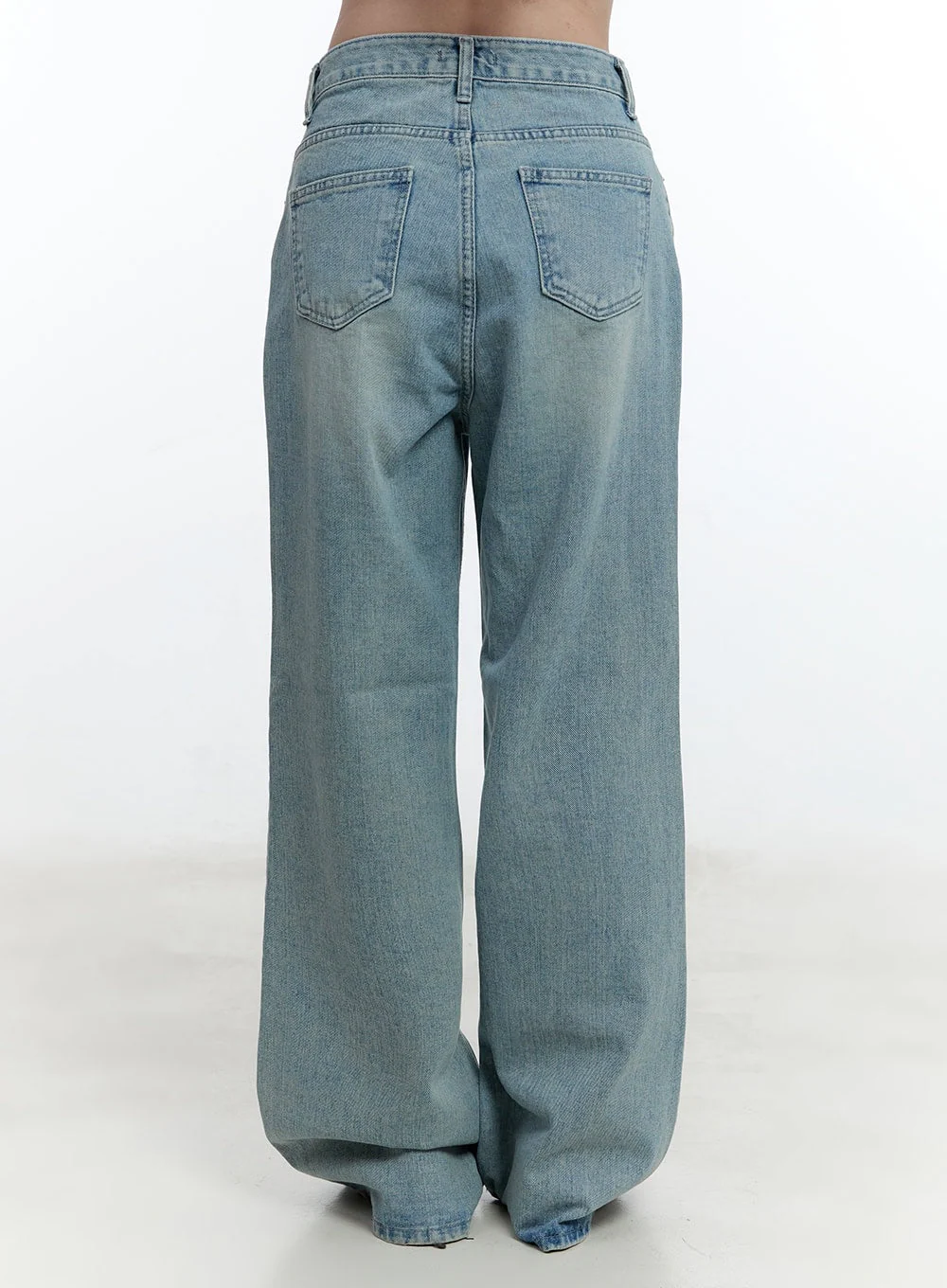 Kacy Washed Wide-Fit Flared Jeans CM521 - Image 6
