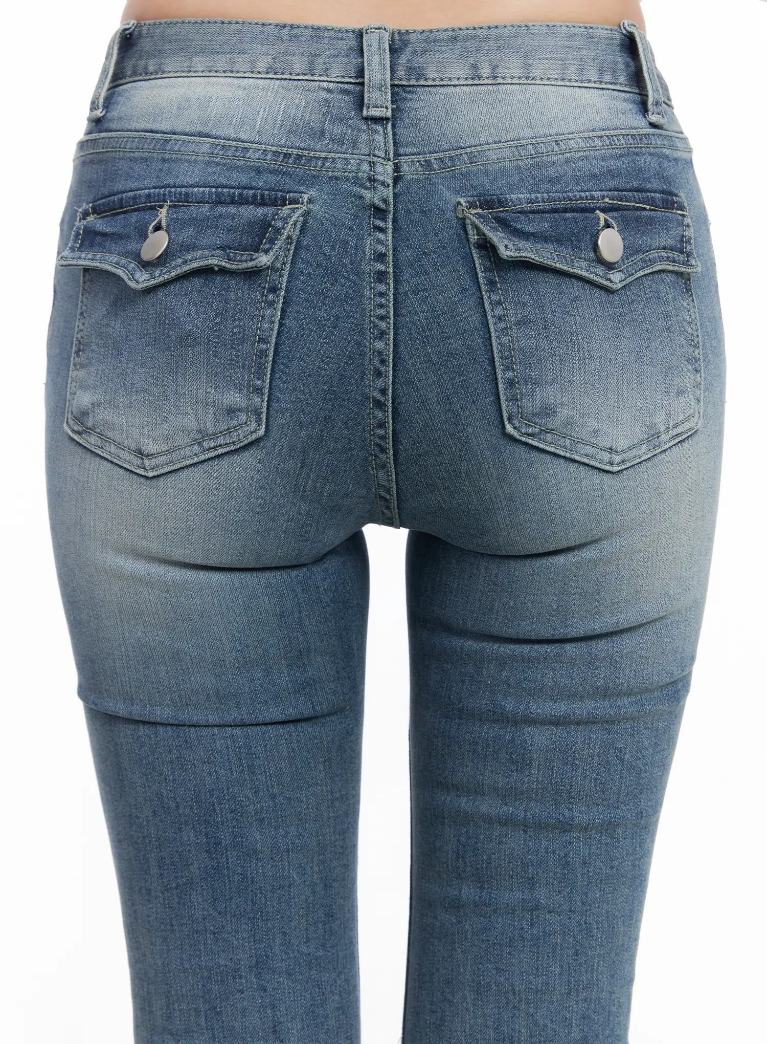 Kallie High-Waist Bootcut Flared Jeans CM513 - Image 8