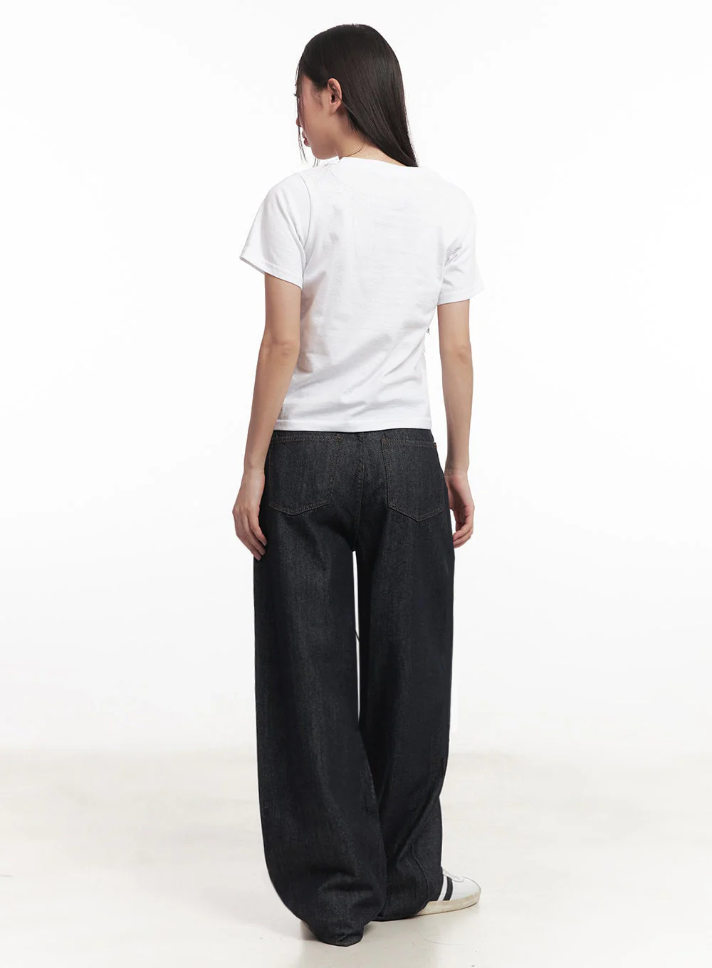 Kirsten String Wide-Leg Summer Denim Jeans IM528 - Image 10