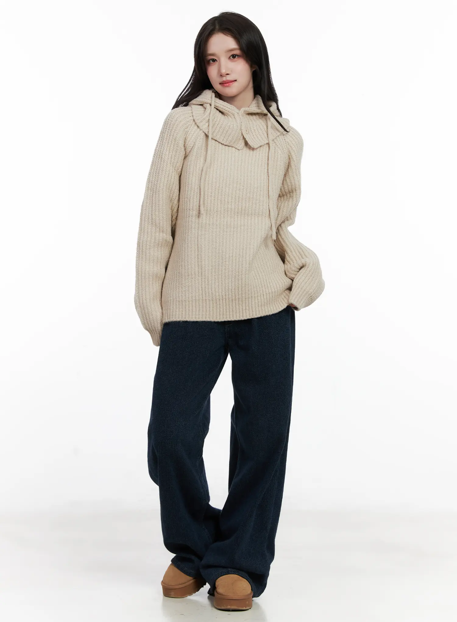 Knit Balaclava And Sweater Set CN526 - Image 6