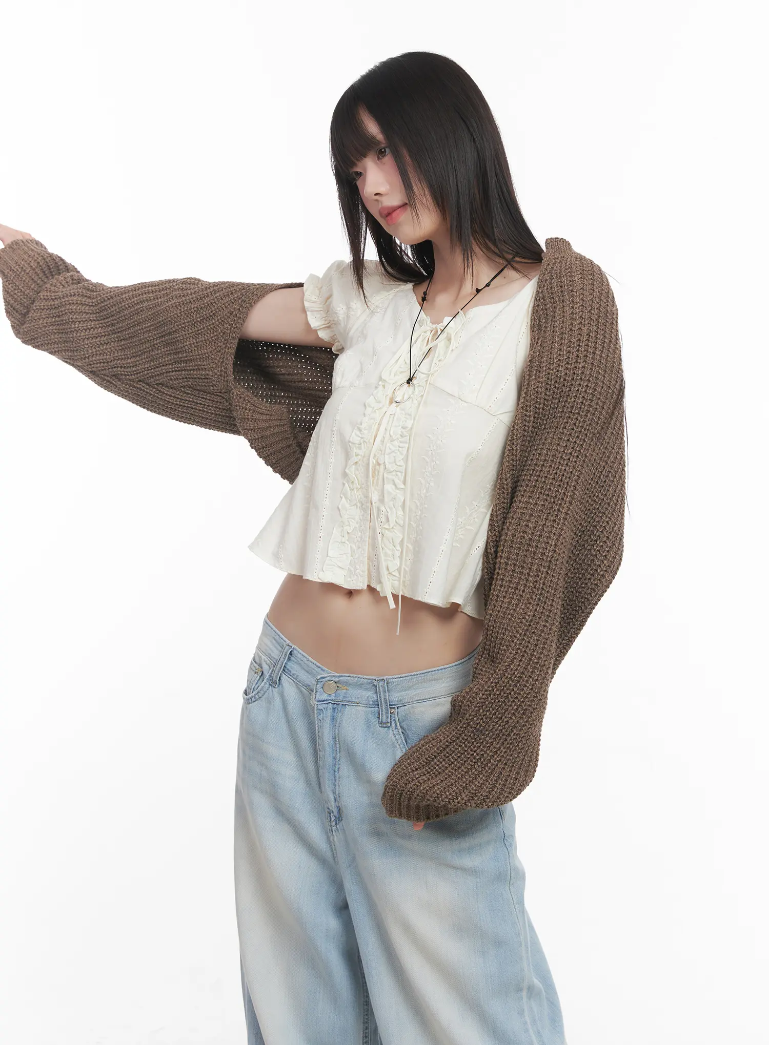 Knit Bolero Shrug C2001 - Image 17