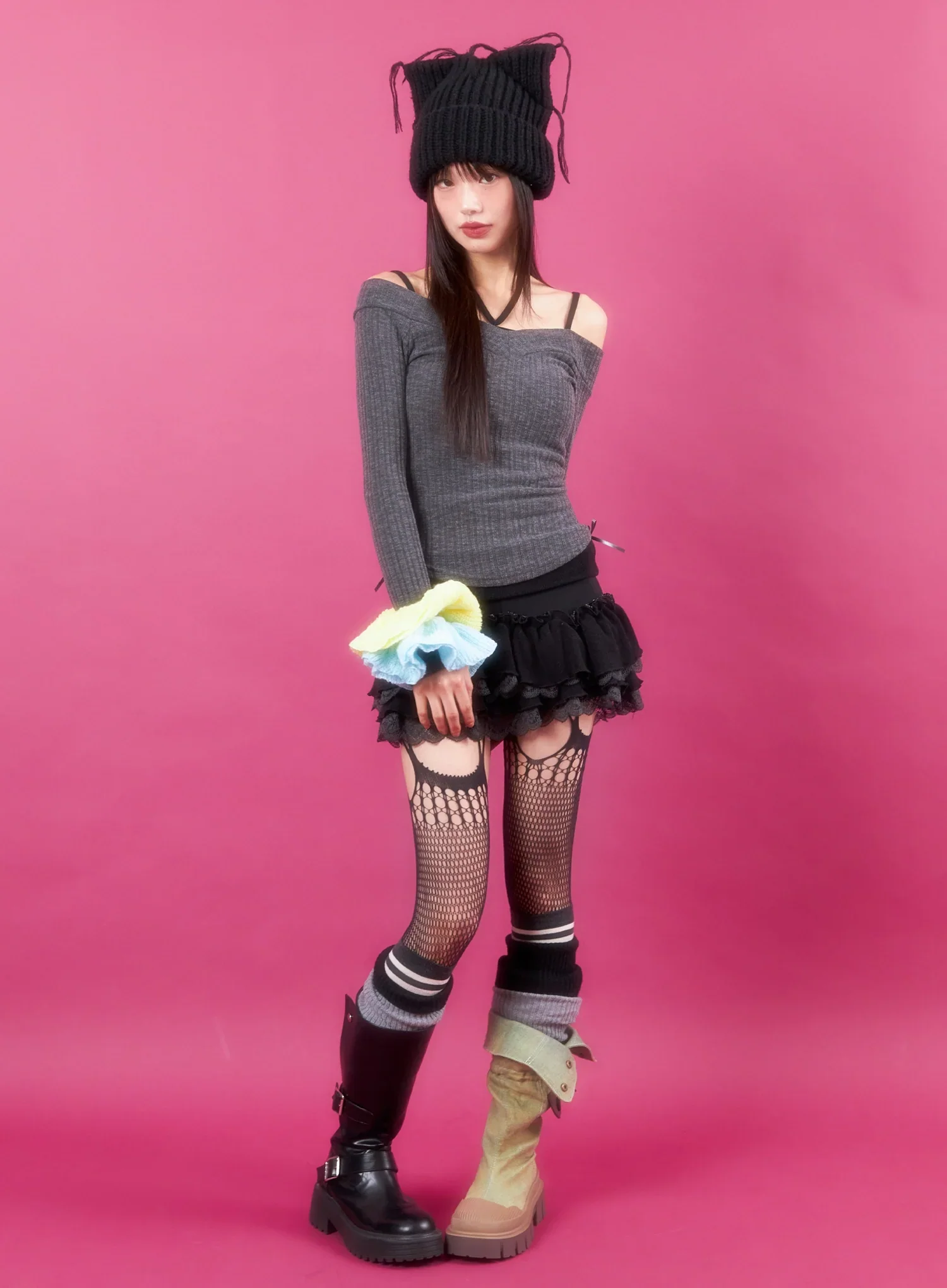 Knit Leg Warmers IN503 - Image 10