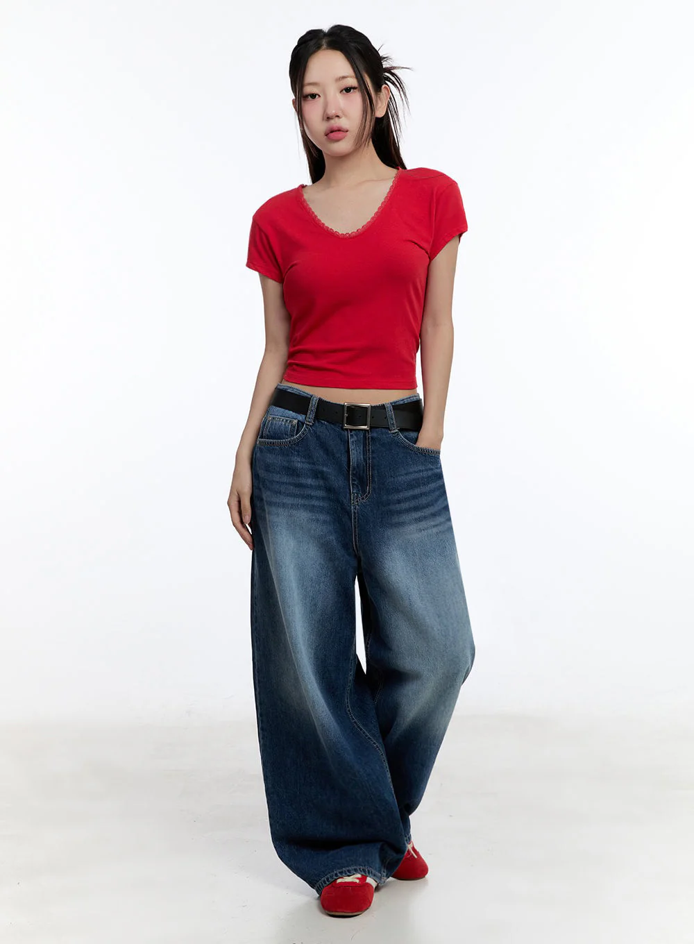 Lace Backless Crop Top IU503 - Image 10