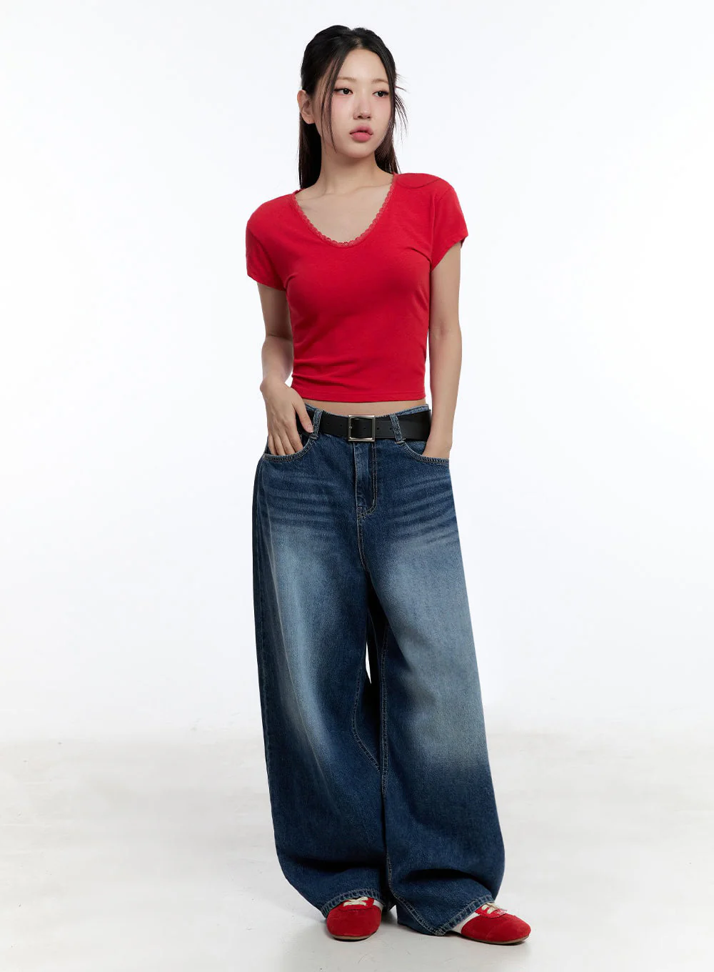 Lace Backless Crop Top IU503 - Image 5