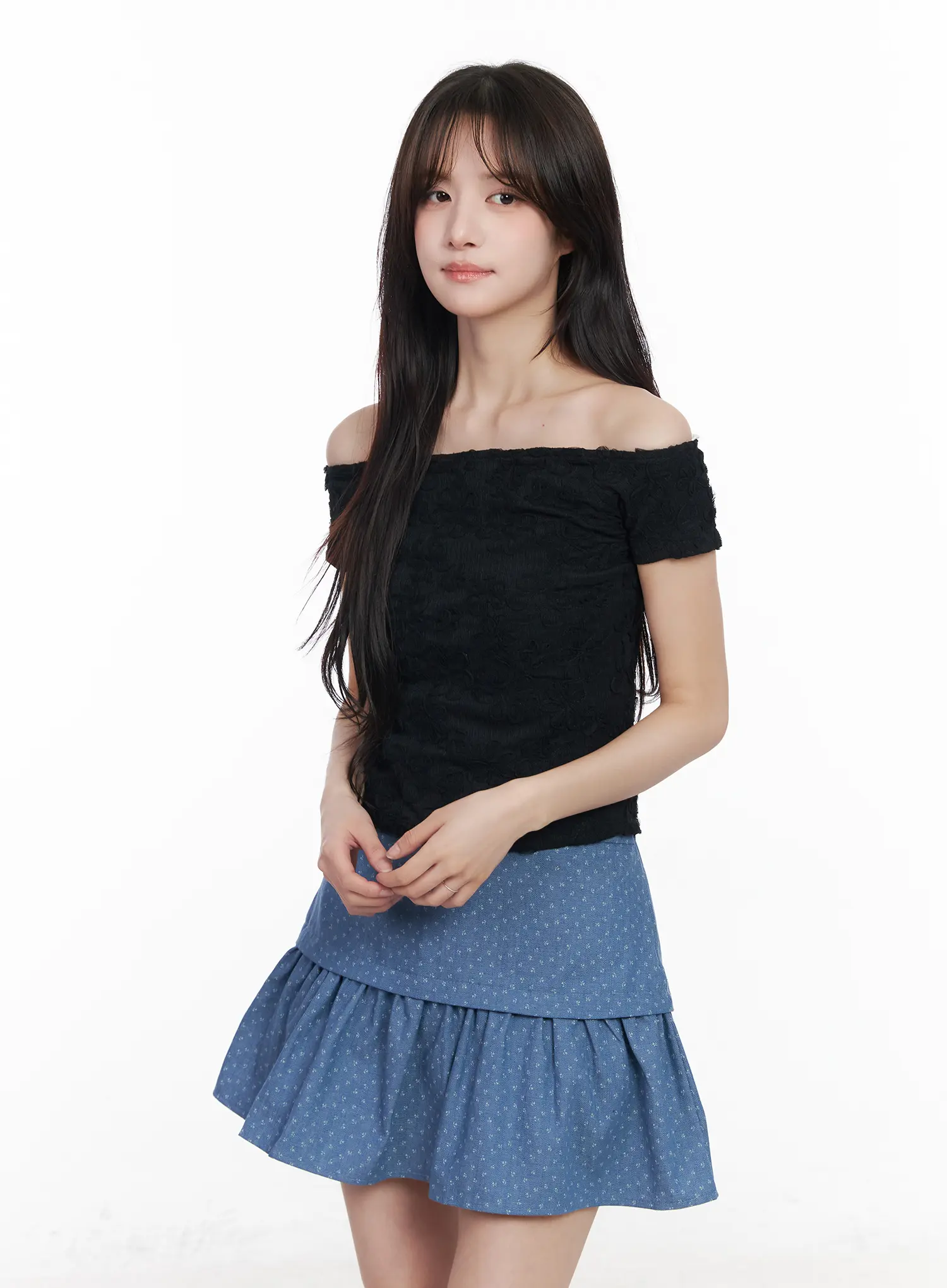 Lace Off-Shoulder Top CM527 - Image 11