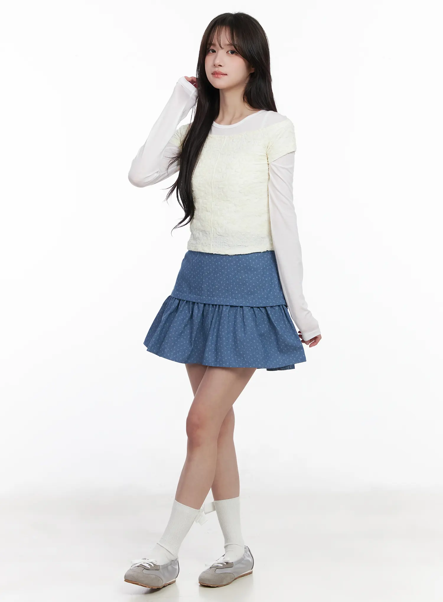 Lace Off-Shoulder Top CM527 - Image 3
