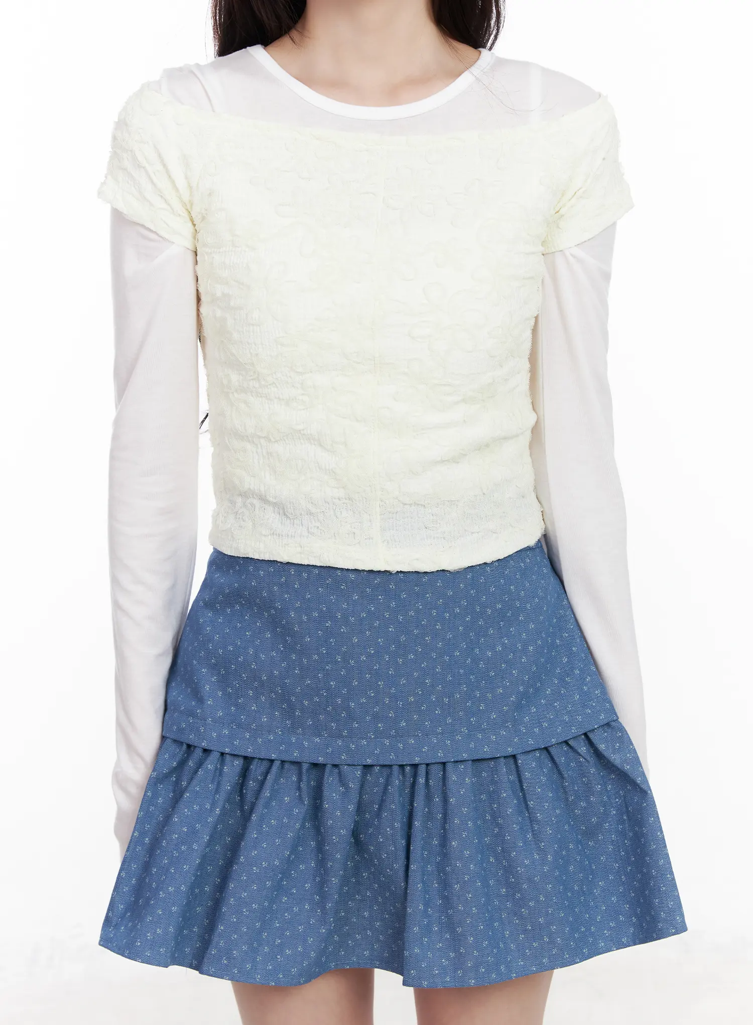 Lace Off-Shoulder Top CM527 - Image 9