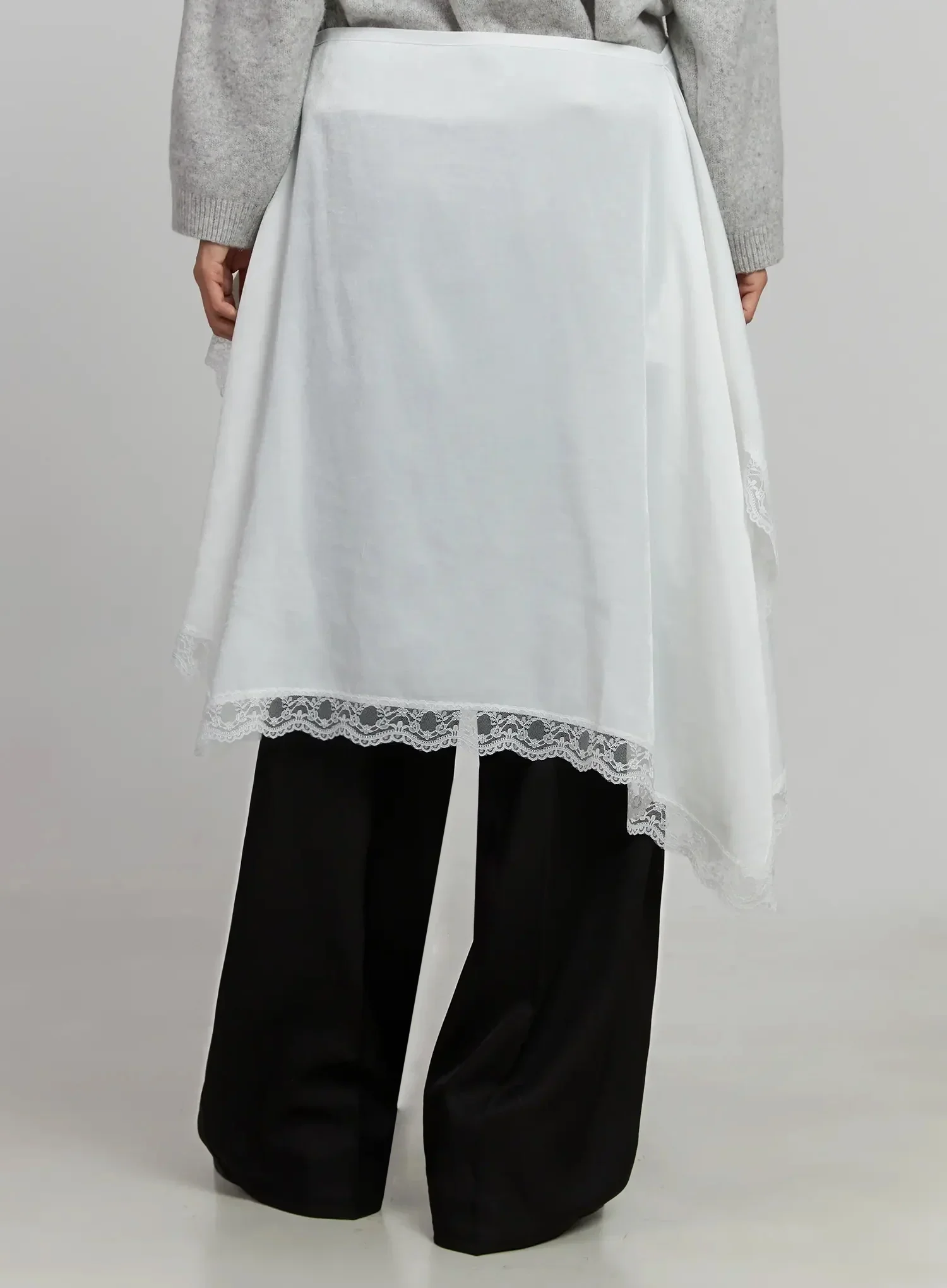 Lace Overlay Skirt IJ505 - Image 11
