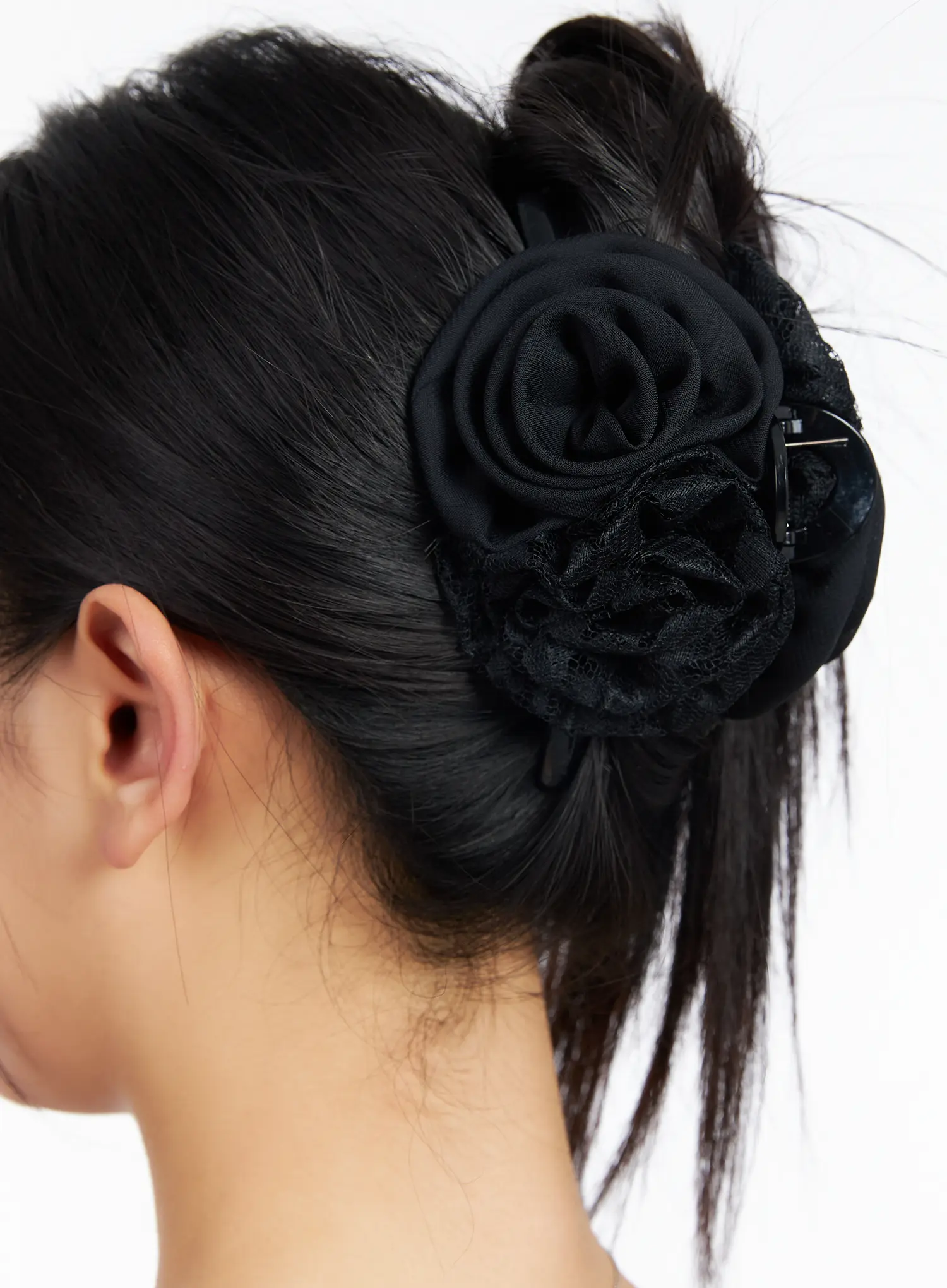 Lace Rose Claw Clip IM531 - Image 2
