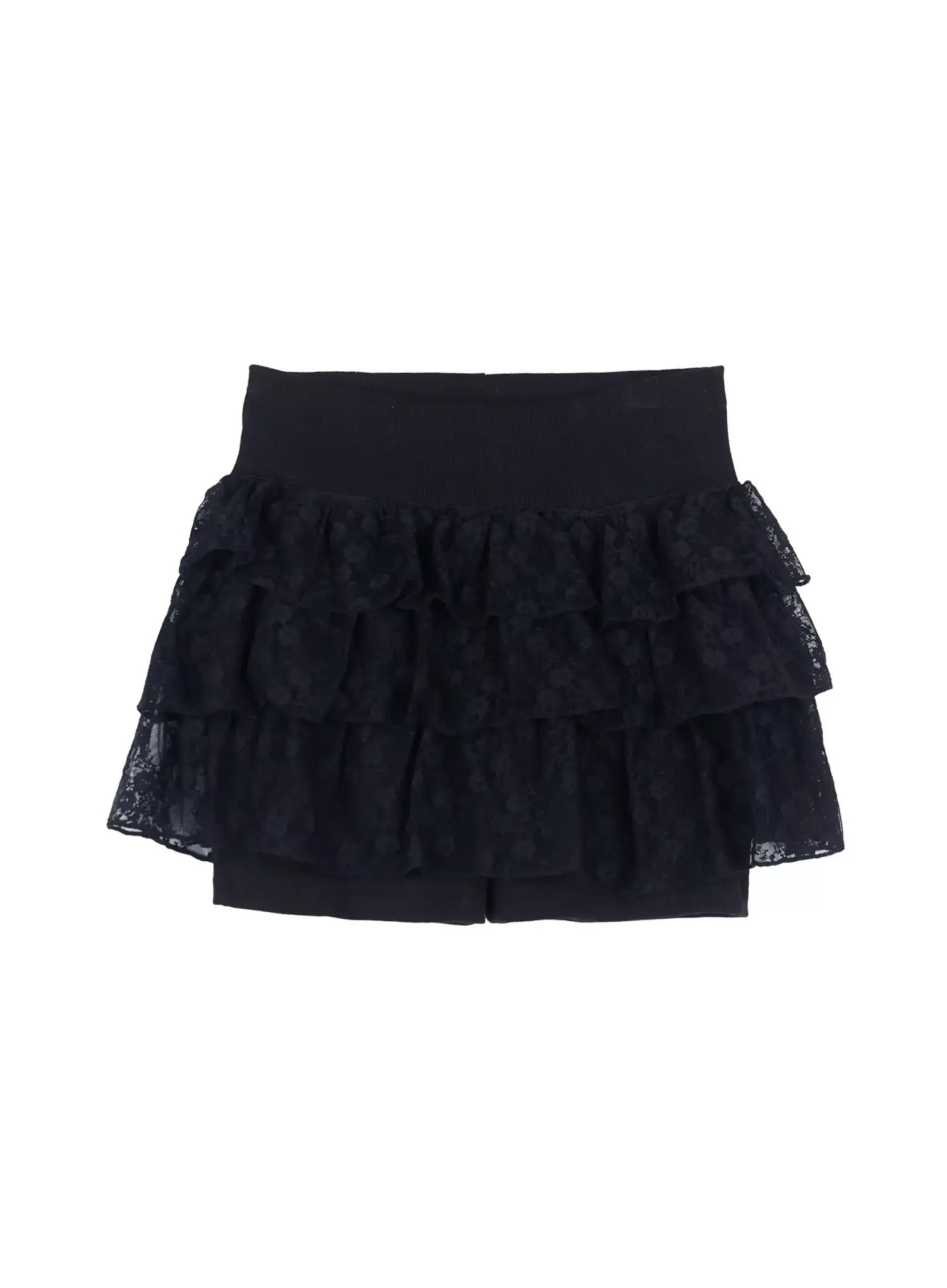 Lace Tiered Ruffle Skirt IL531 - Image 17