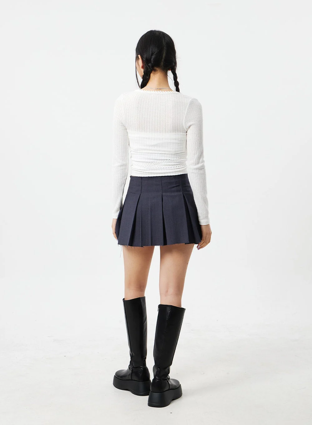 Lace Top And Cardigan Set CM324 - Image 12