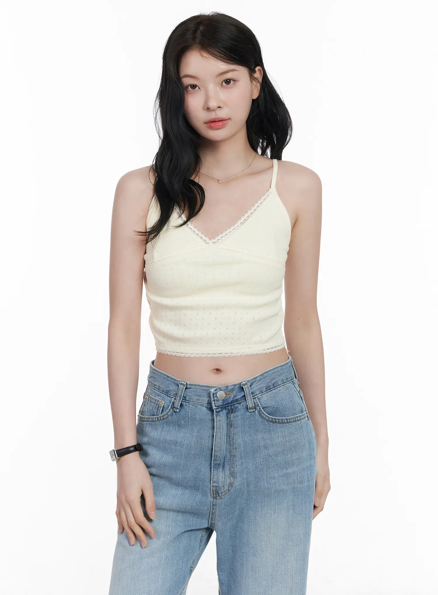 Lace Trim Cami CA510